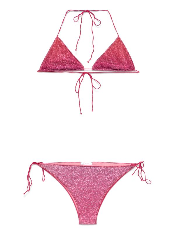 Oséree Pink Lumière Bikini Set | Browns Bikinis