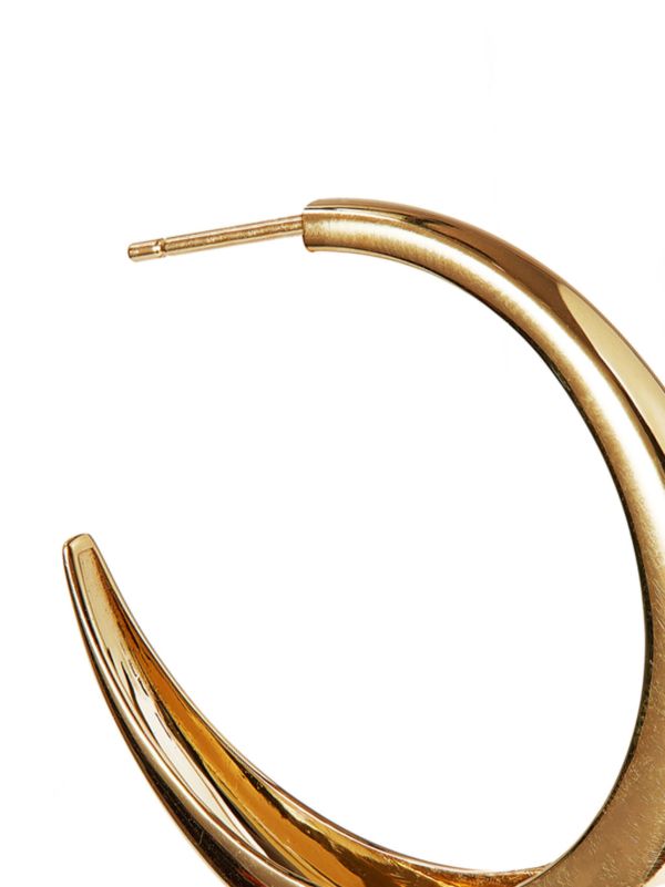 Otiumberg 14K Gold Vermeil Graduated Large Hoop Earrings | Browns Earrings
