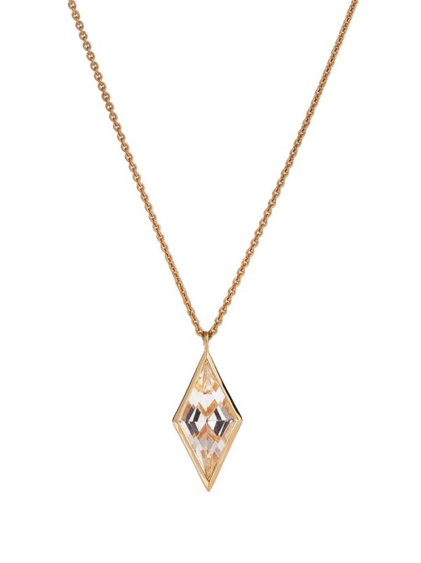 Otiumberg 14K gold vermeil Kite quartz necklace | Browns Necklaces