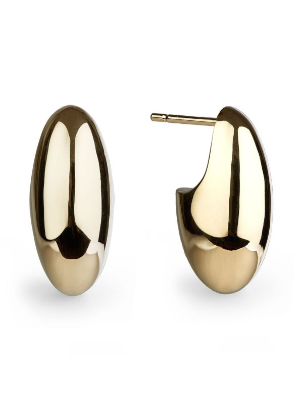 Otiumberg 14K Gold Vermeil Pebble Earrings | Browns Earrings