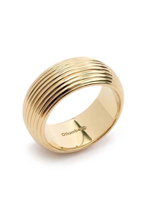 Otiumberg 14K Yellow Gold Vermeil Textured Ring | Browns Rings