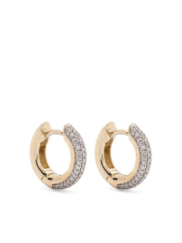 Otiumberg 9K Yellow Gold Diamond Earring | Browns Fine Earrings