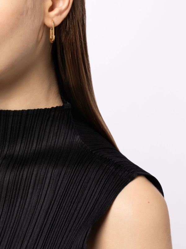 Otiumberg Gold Vermeil Large Staple Hoop Earrings | Browns Fine Earrings