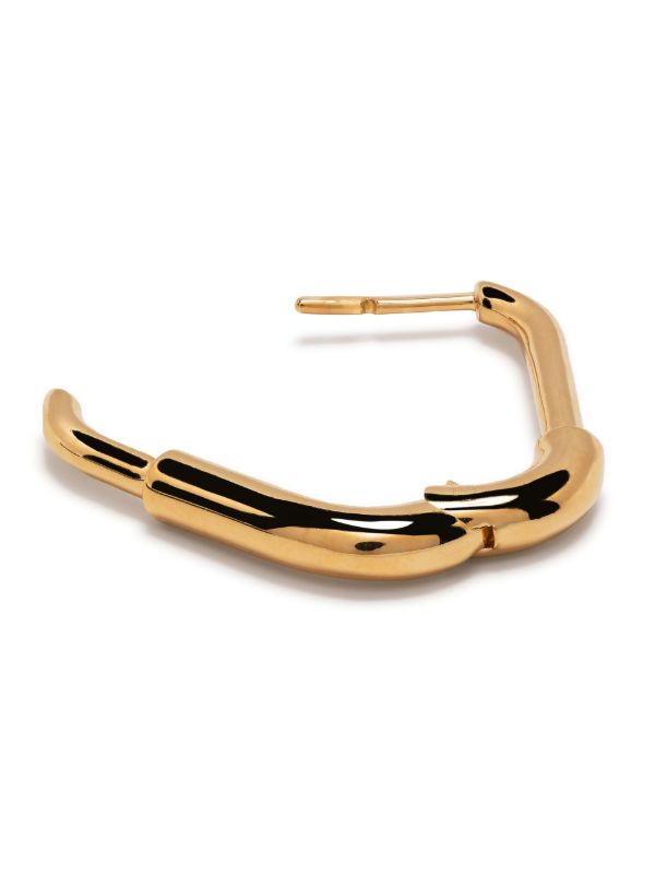 Otiumberg Gold Vermeil Large Staple Hoop Earrings | Browns Fine Earrings