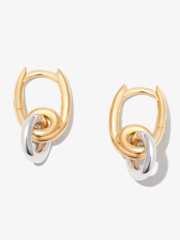 Otiumberg Gold Vermeil Loop Drop Hoop Earrings | Browns Earrings