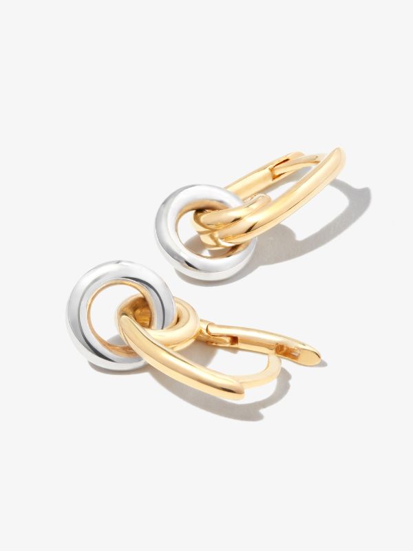 Otiumberg Gold Vermeil Loop Drop Hoop Earrings | Browns Earrings
