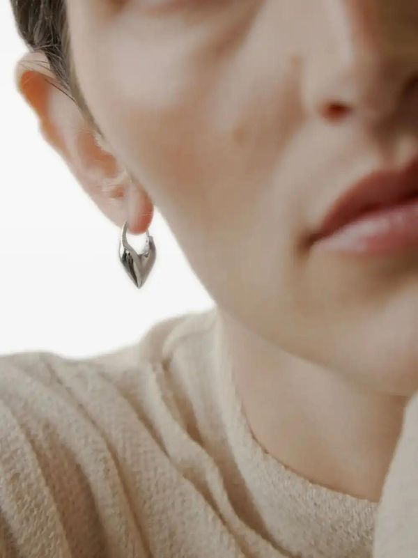 Otiumberg Heart Hoop Earrings | Browns Earrings