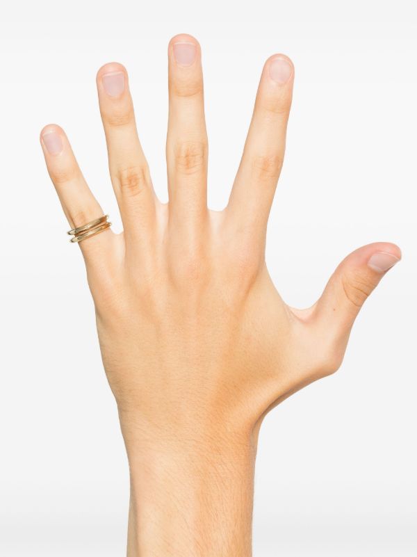 OUIE 14K Yellow Gold Keyring Ring | Browns Rings