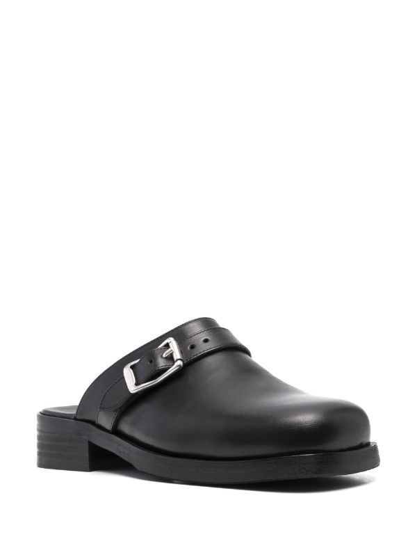 OUR LEGACY Black Camion Leather Mules | Browns Sandals