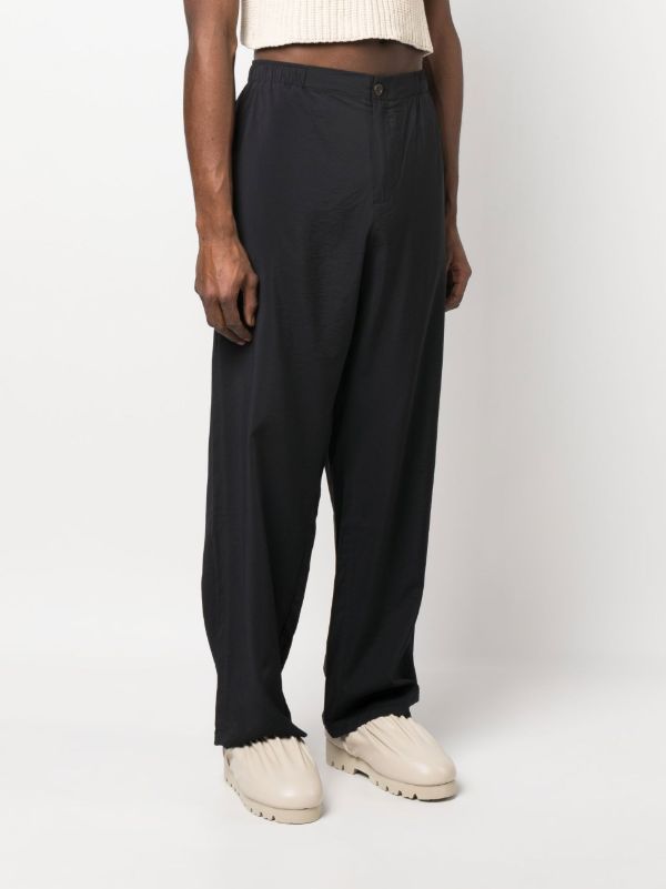 OUR LEGACY Black Luft Straight Leg Trousers | Browns Loose Fit Pants