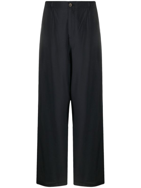 OUR LEGACY Black Luft Straight Leg Trousers | Browns Loose Fit Pants