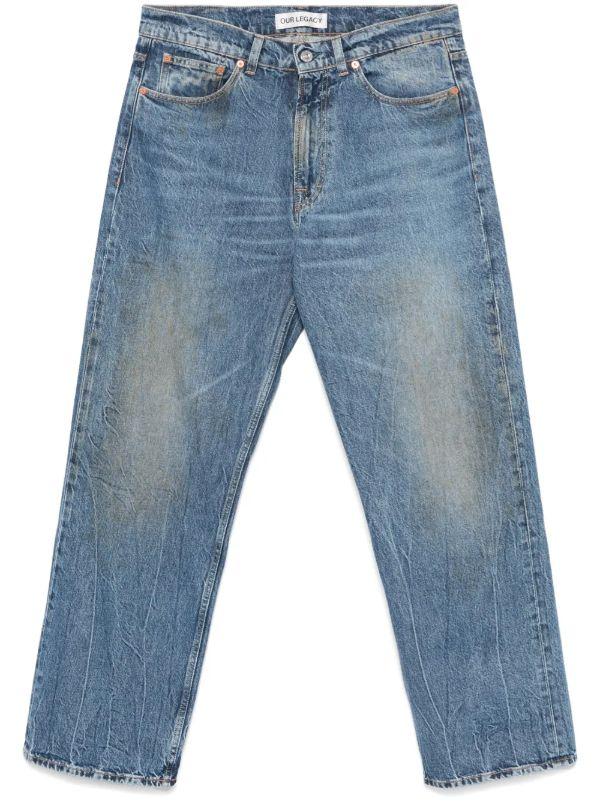 OUR LEGACY Blue Third Cut Jeans | Browns Regular & Straight-Leg Jeans