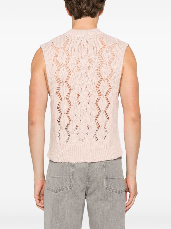 OUR LEGACY Cable Michigan Vest | Browns Vests & Tank Tops