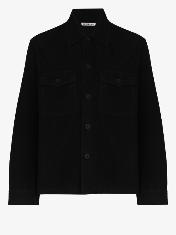 OUR LEGACY Evening cotton shirt jacket | Browns Shirt Jackets