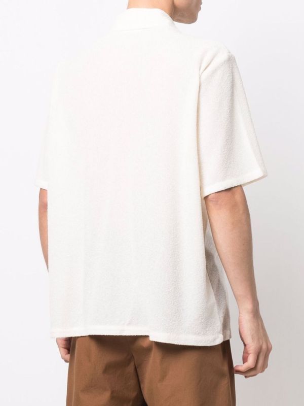 OUR LEGACY White Short-Sleeve Textured Shirt | Browns Shirts