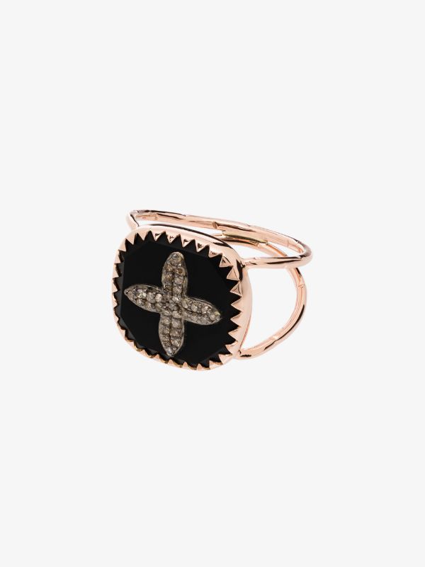 Pascale Monvoisin 9K rose gold Bowie No. 2 diamond ring | Browns Fine Rings