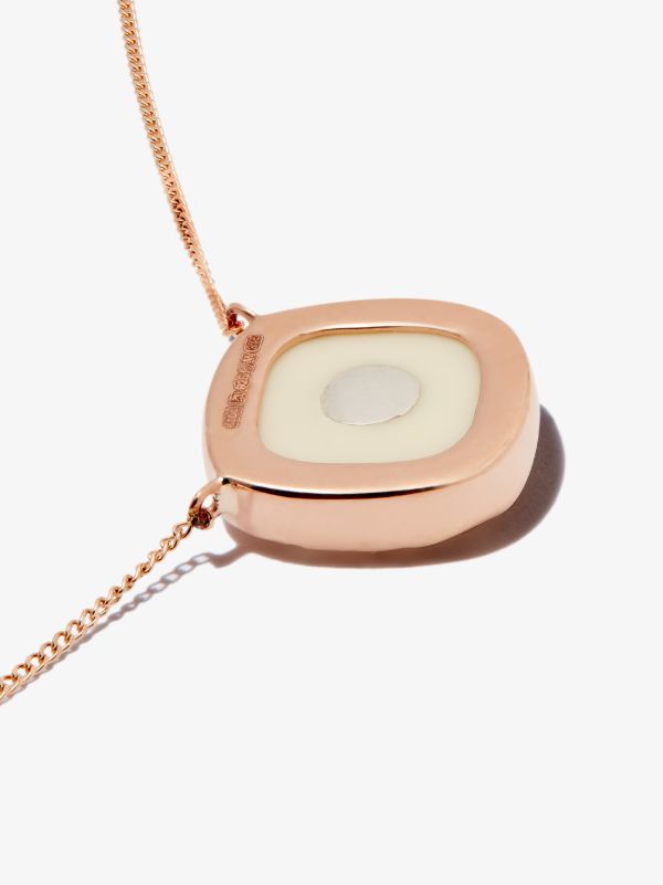 Pascale Monvoisin 9K Rose Gold Pierrot No.2 Diamond Necklace | Browns Fine Necklaces