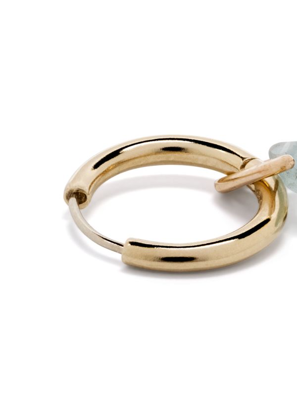 Pascale Monvoisin 9K Yellow Gold Aquamarine And Diamond Single Earring | Browns Fine Earrings