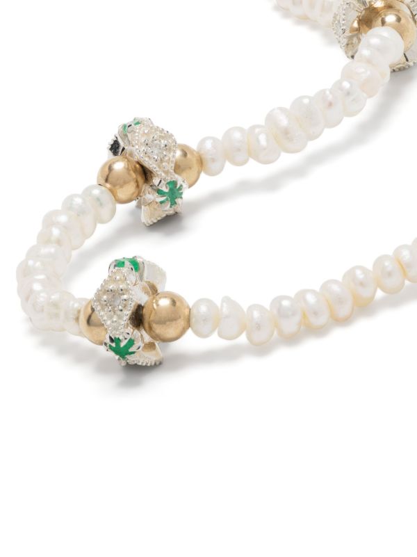 Pascale Monvoisin 9K Yellow Gold Chelsea N°2 Pearl And Diamond Bracelet | Browns Fine Bracelets