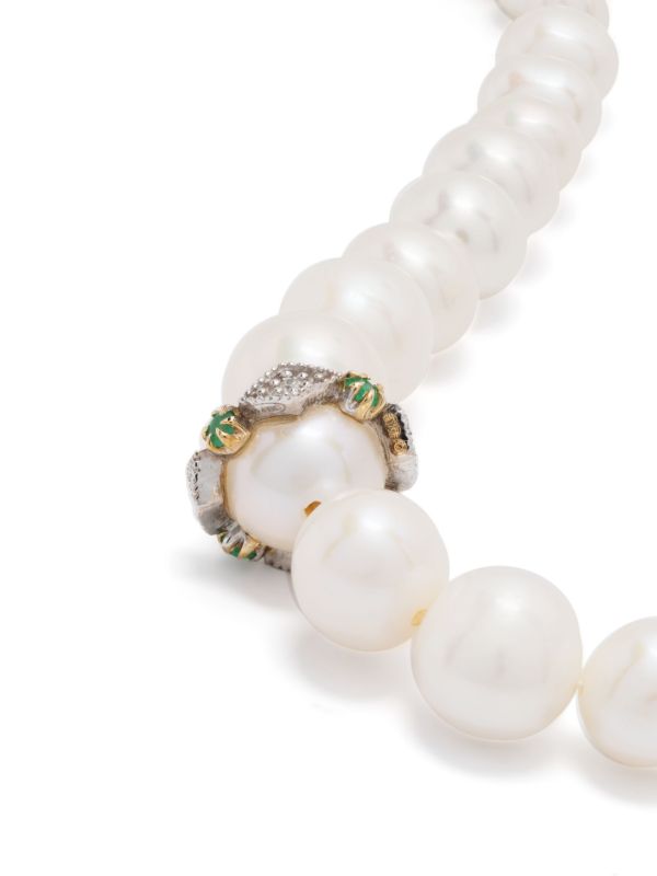 Pascale Monvoisin 9K Yellow Gold Chelsea N°2 Pearl And Diamond Bracelet | Browns Fine Bracelets