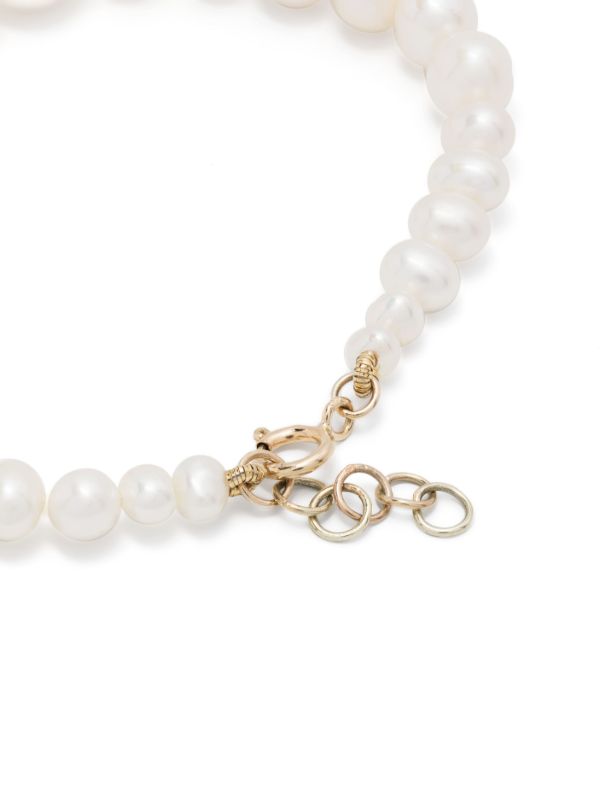Pascale Monvoisin 9K Yellow Gold Chelsea N°2 Pearl And Diamond Bracelet | Browns Fine Bracelets
