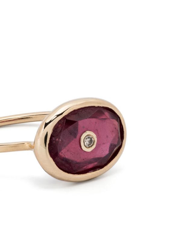 Pascale Monvoisin 9K Yellow Gold Orso Ruby And Diamond Ring | Browns Fine Rings