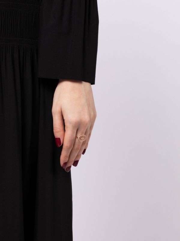 Pascale Monvoisin 9K Yellow Gold Souad Quartz And Diamond Ring | Browns Fine Rings