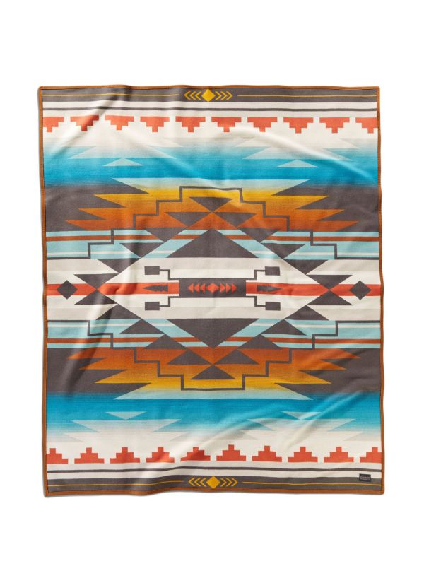 Pendleton X Nike Orange N7 Seven Generations Blanket | Browns Blankets & Throws