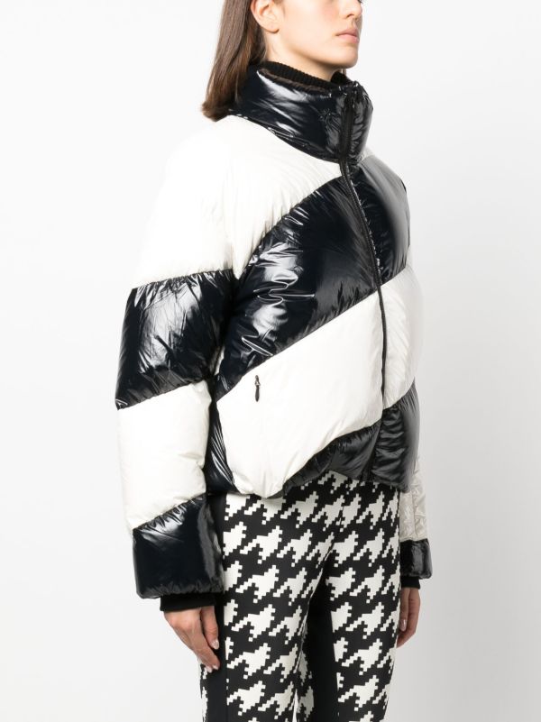 Perfect Moment Black And White Super Mojo III Ski Jacket | Browns Ski Jackets