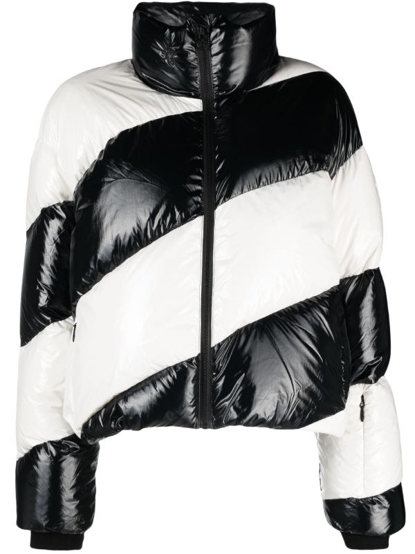 Perfect Moment Black And White Super Mojo III Ski Jacket | Browns Ski Jackets