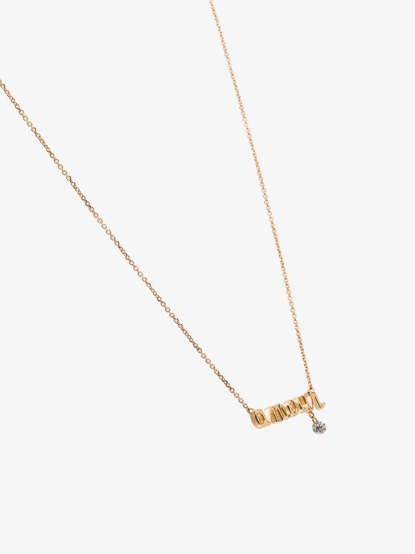 Persée 18K Yellow Gold Amour Diamond Necklace | Browns Fine Necklaces