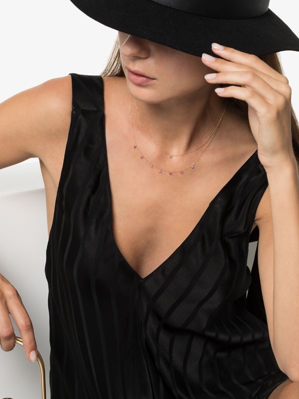 Persée 18K Yellow Gold Diamond Chain Necklace | Browns Fine Necklaces