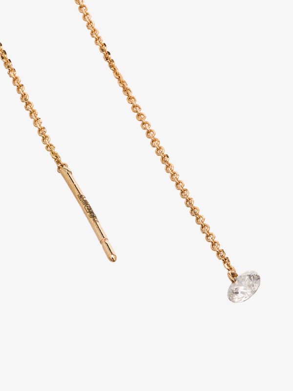 Persée 18K Yellow Gold Drop Thread Diamond Earrings | Browns Fine Earrings