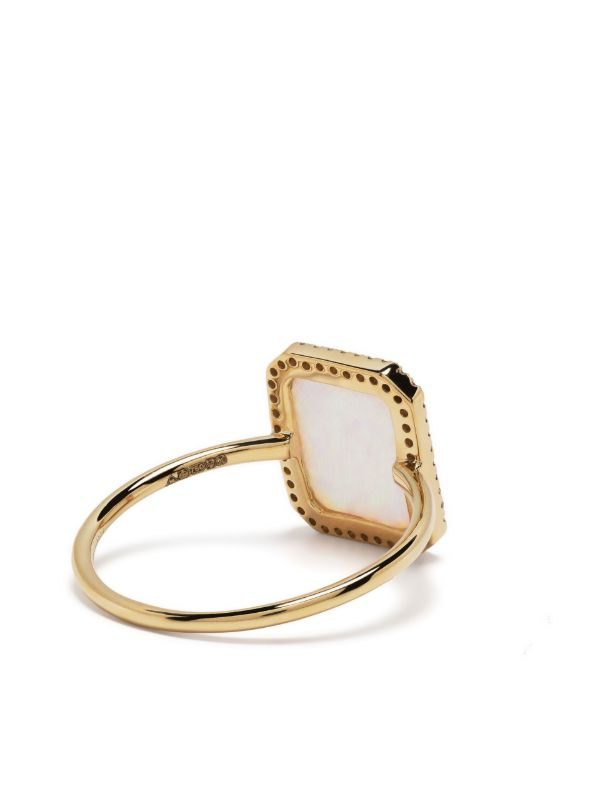 Persée 18K Yellow Gold Opal And Diamond Ring | Browns Fine Rings