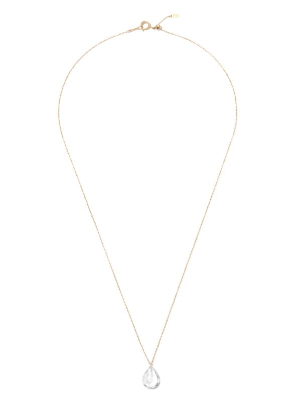 Persée 18K Yellow Gold Topaz Pendant Necklace | Browns Fine Necklaces
