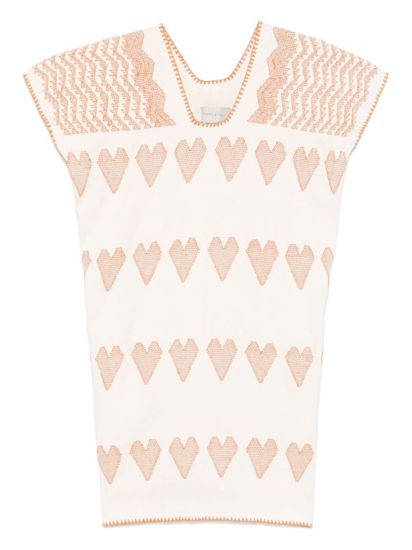 Pippa Holt heart-detail mini dress | Browns Day Dresses