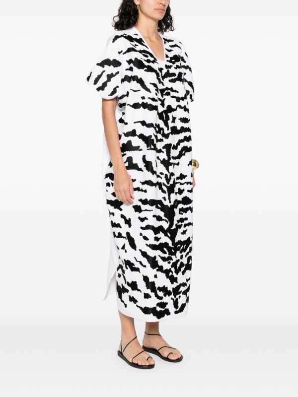 Pippa Holt Zebra-print Midi Dress | Browns Day Dresses
