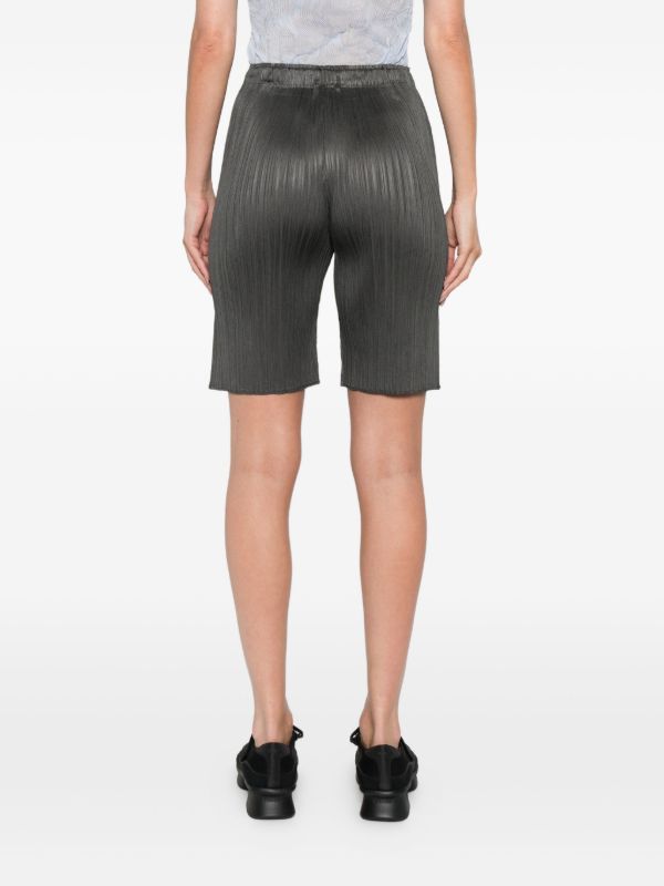 Pleats Please Issey Miyake Elasticated-waist Pleated Shorts | Browns Short & Mini Shorts