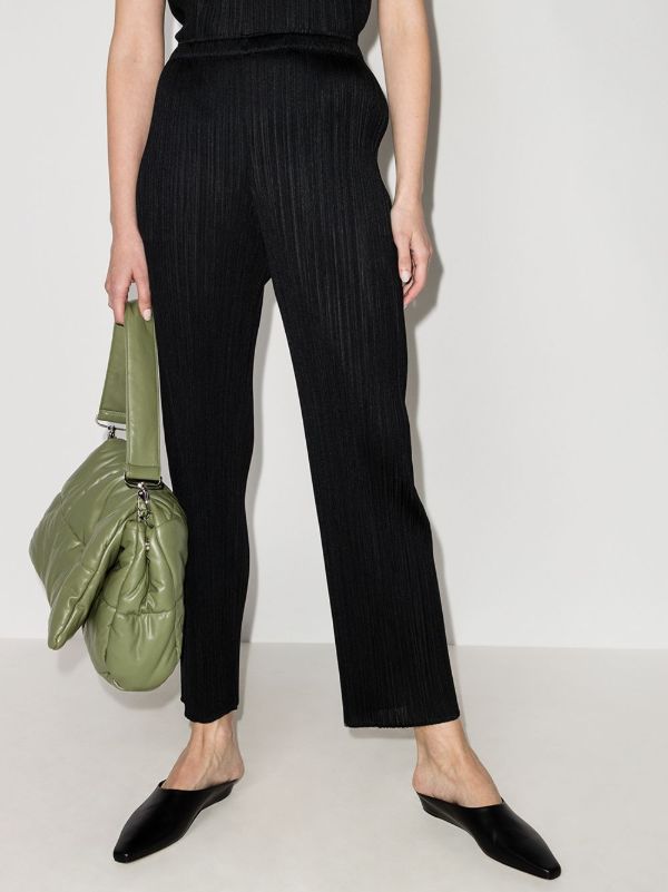 Pleats Please Issey Miyake Monthly Colors January Plissé Trousers | Browns High Waisted Pants