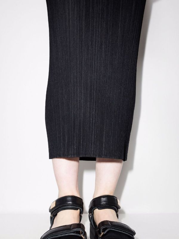 Pleats Please Issey Miyake Sleeveless Pleated Midi Dress | Browns Day Dresses