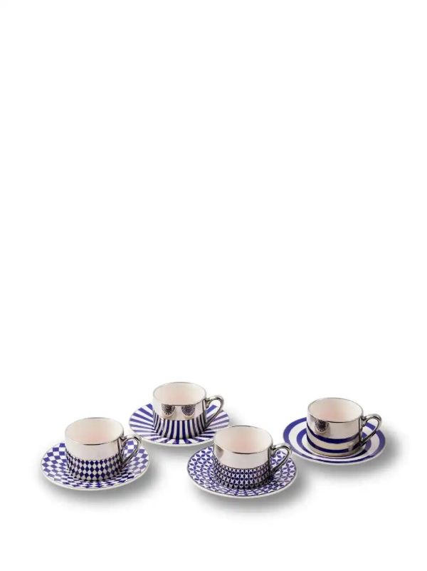 POLSPOTTEN Aunty espresso cups (set of four) | Browns Cups & Tea Sets