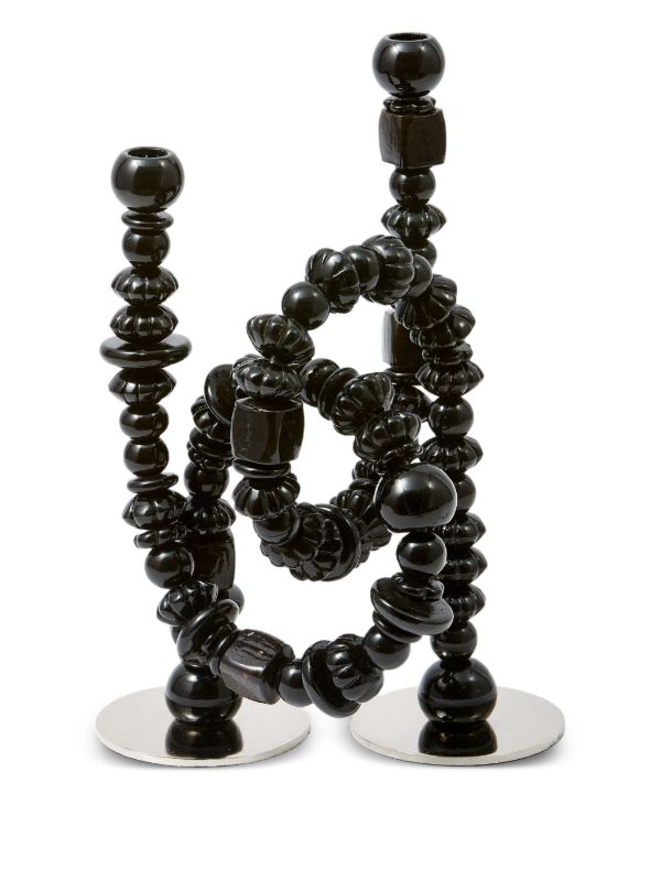 POLSPOTTEN Beads candle holder (38cm x 33cm) | Browns Candle Holders