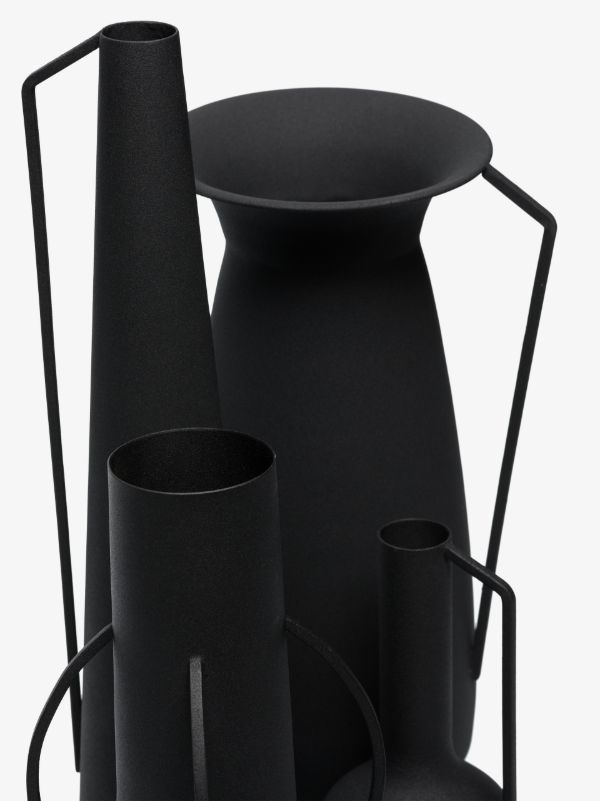 POLSPOTTEN Black Roman Vase Set | Browns Vases