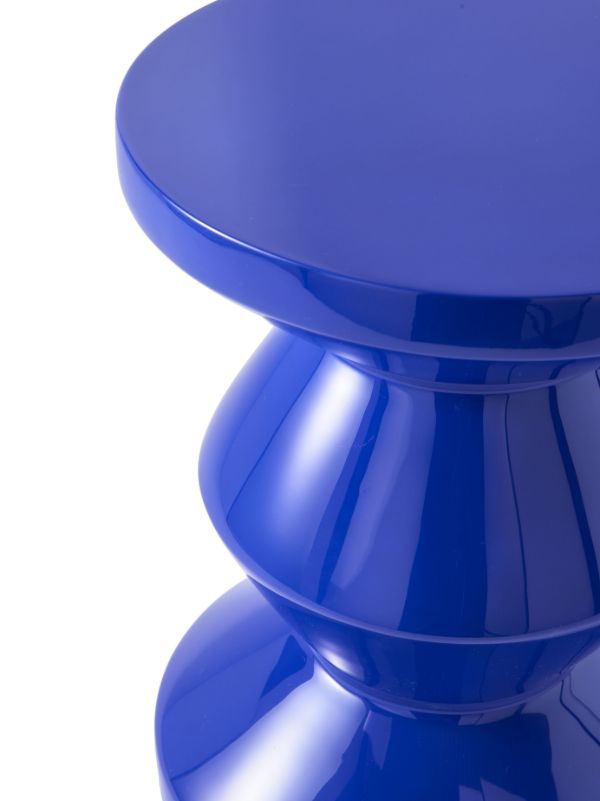 POLSPOTTEN Blue Zig Zag Stool | Browns Chairs & Stools