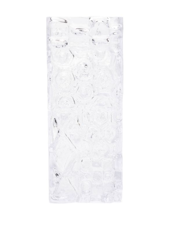 POLSPOTTEN Clear Relief Glass Vase | Browns Vases