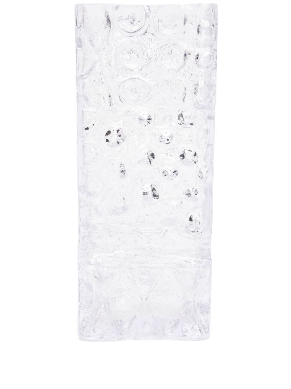 POLSPOTTEN Clear Relief Glass Vase | Browns Vases