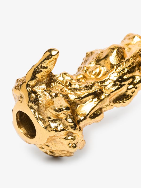 POLSPOTTEN Gold-tone Drip Large Candle Holder | Browns Candle Holders