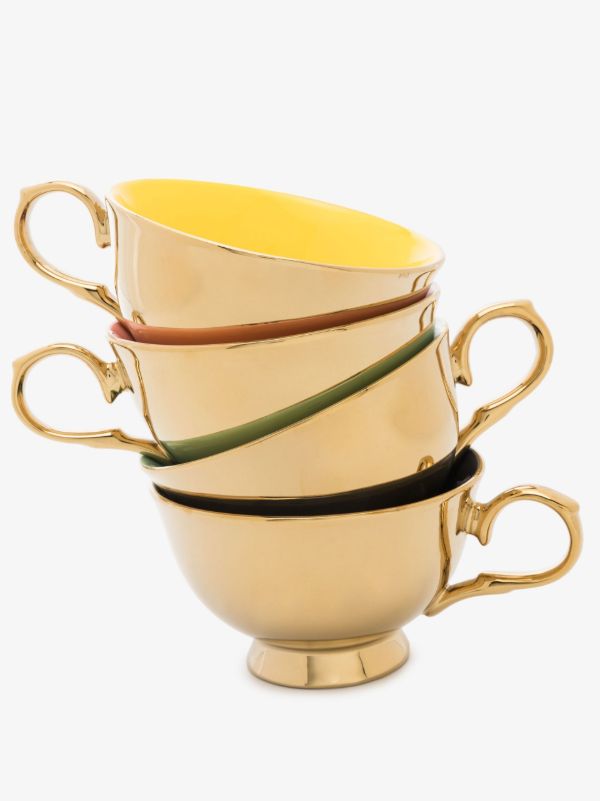 POLSPOTTEN Gold-tone Legacy Tea Set | Browns Cups & Tea Sets