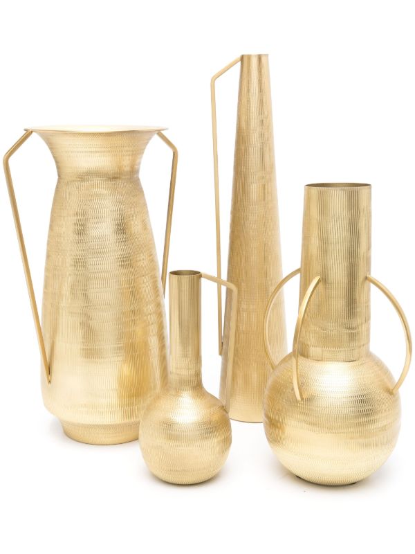 POLSPOTTEN gold-tone Roman Vase Set | Browns Vases