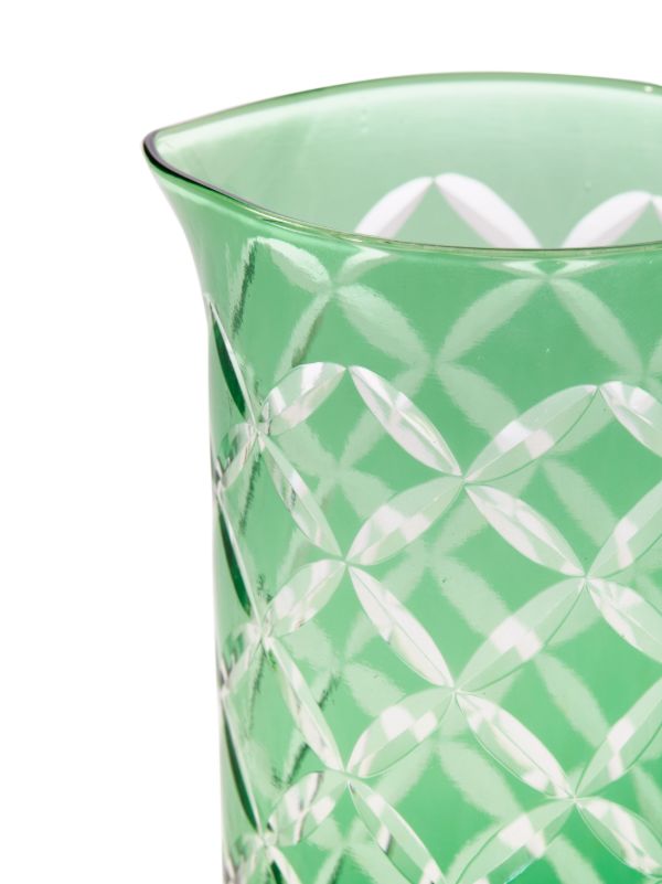POLSPOTTEN Green Cutting Class Pitcher | Browns Glassware
